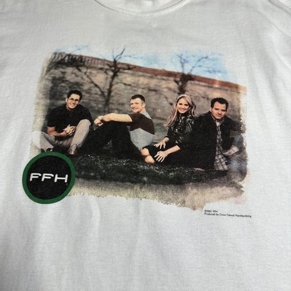 VTG 2001 FFH FAR FROM HOME BAND GRAPHIC SHIRT White XL CONTEMPORARY CHRISTIAN - Picture 2 of 10